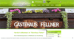 Desktop Screenshot of gaestehaus-fellner.at
