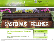 Tablet Screenshot of gaestehaus-fellner.at